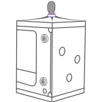 SECRET DOME - KINK CLUB CABIN SCANDALE FIOLETOWY